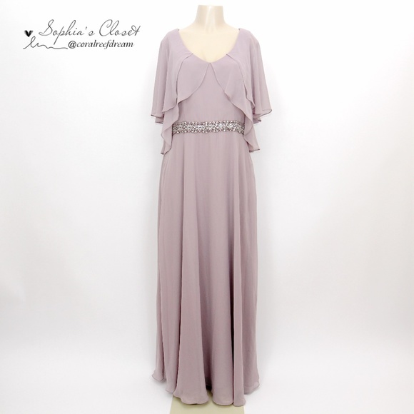 Alex Evenings Dresses & Skirts - Alex Evenings Embellished Waist Flutter Dress 14